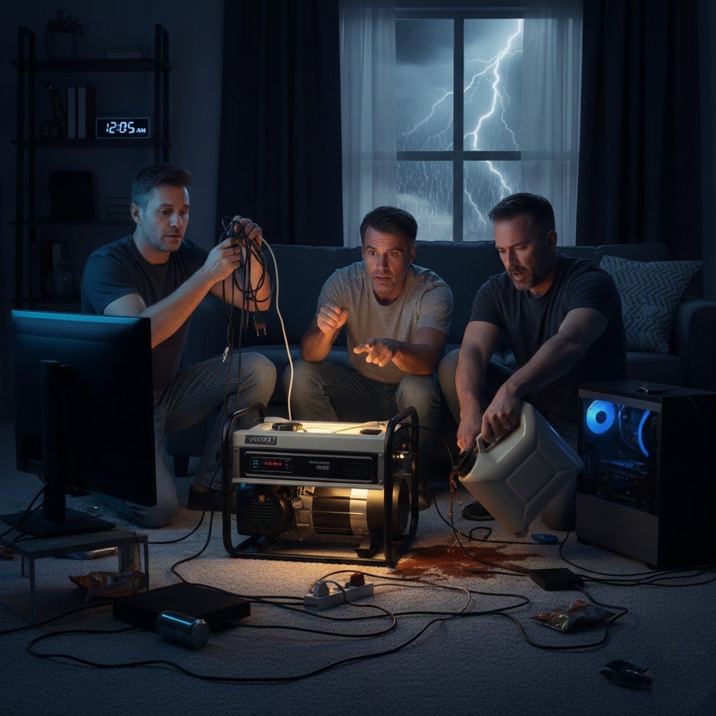Generator Mistakes Every Gamer Should Avoid During Power Backup