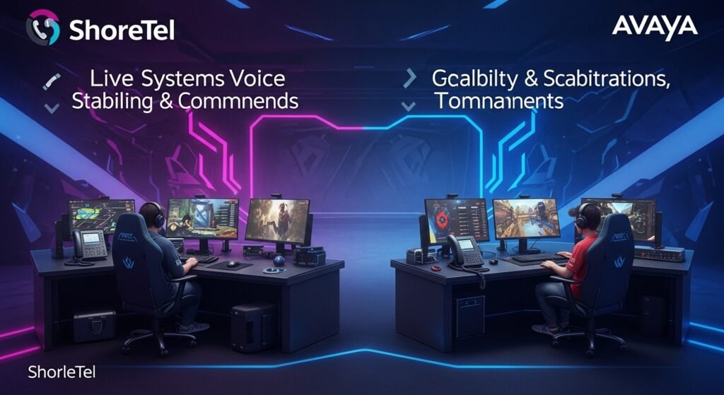 ShoreTel vs Avaya for Gaming Studios and Online Play Environments