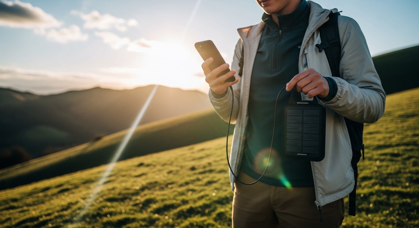 How to charge your phone using only solar power